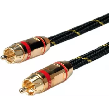ROLINE GOLD RCA kabel połączeniowy simplex wtyk / wtyk, czerwony 5,0m (11.09.4251)
