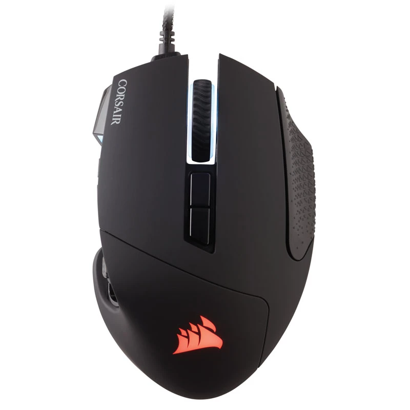 Mysz do gier Corsair Scimitar RGB Elite Optyczna Przewodowa 17 Przycisków 18000 dpi czarna