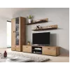 Cama set of two shelves 125cm SOHO lefkas oak/Czarny