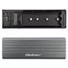 Qoltec obudowa na dysk SSD M.2 SATA (NGFF), USB-C
