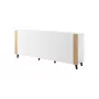 FARO komoda 200x42x82 biały matowy + dąb craft