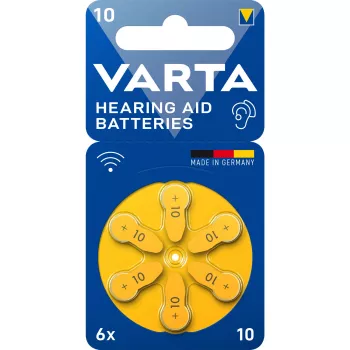 Bateria jednorazowa Varta 10 PR70 cynkowo-powietrzna wysokość 3,5 mm średnica 5,8 mm