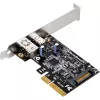 SilverStone ECU03 - adapter USB - PCIe 2,0 x2 Low Profile - USB-C 3,1 x 1 + USB-C x 1 (SST-ECU03)