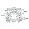 Uchwyt ścienny TB TV-Wall Mount TB-43P 26-55 55 kg VESA 400x400 (TB-43P)