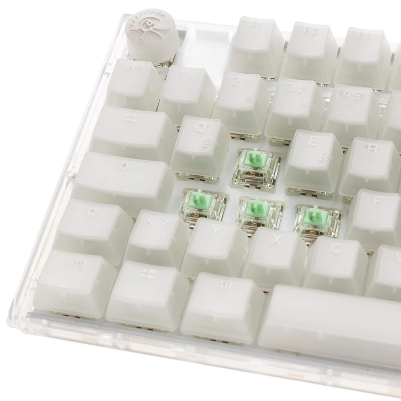Klawiatura Ducky One 3 RGB dla graczy USB QWERTY US English biały