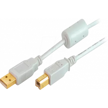 Kabel USB USB 2.0 ShiverPeaks BS77022 1,8 m szary
