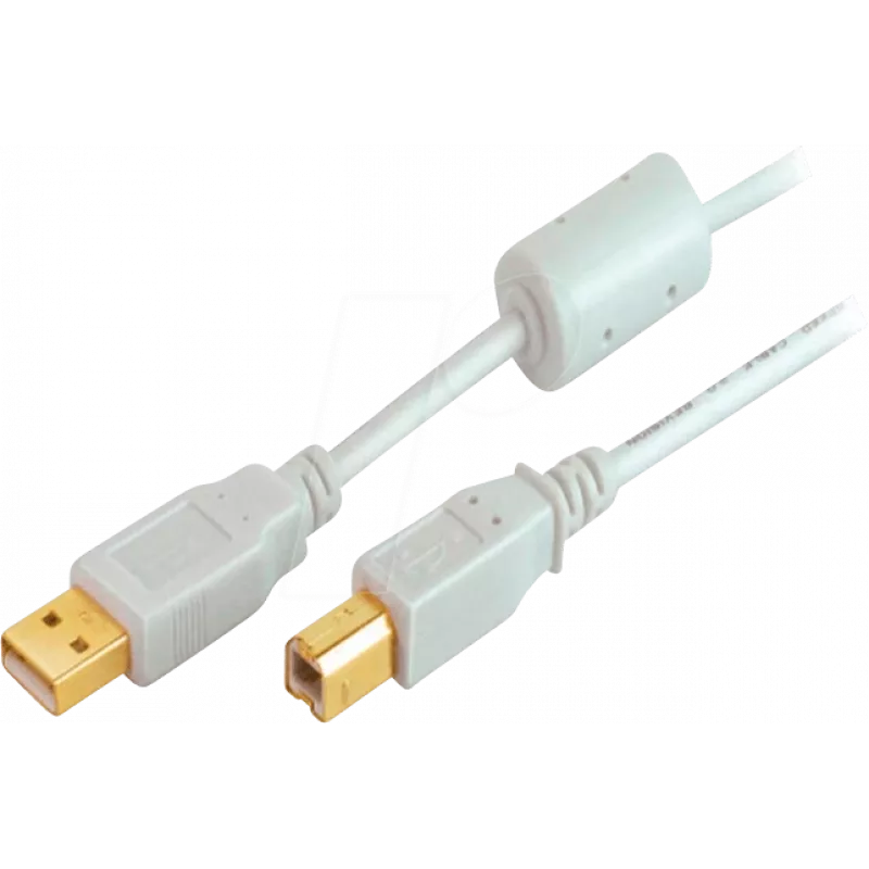 Kabel USB USB 2.0 ShiverPeaks BS77022 1,8 m szary