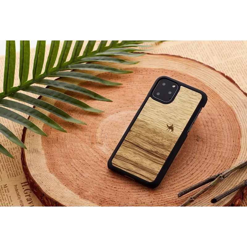 Etui na smartfona man and wood do iPhone 11 Pro Max — terra Czarny