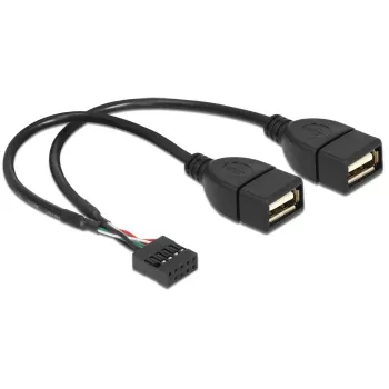 Wewnętrzny kabel USB DeLOCK 83292 0,2 m żeński na żeński