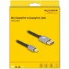 Delock - Kabel DisplayPort - Mini DisplayPort (M) do DisplayPort (M) - DisplayPort 1.4 - 3,0 m - Obsługa 8K 60 Hz - Czarny, Szary (81093)