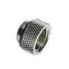 Część układu chłodzenia BitsPower BP-WTP-C40 — konstrukcja mosiężna, wykończenie w kolorze niklowo-srebrnym
