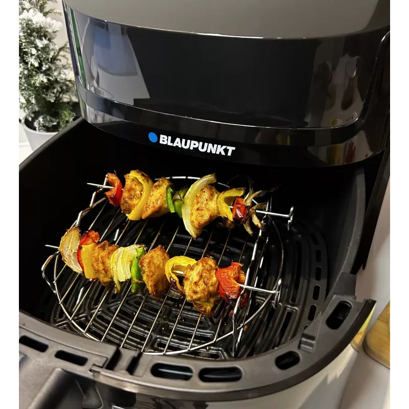 Frytkownica beztłuszczowa BLAUPUNKT AFD712 — pojemność 7,2 l, 1800 W, cyfrowe sterowanie dotykowe, 40–200°C, minutnik 60 min