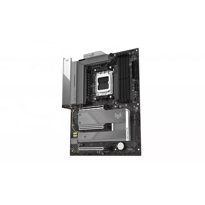 Płyta główna Sapphire NITRO+ B850A WIFI 7 AMD B850 Socket AM5 micro ATX, DDR5, 4 DIMM, 256GB, Wi‑Fi 7, 2.5GbE