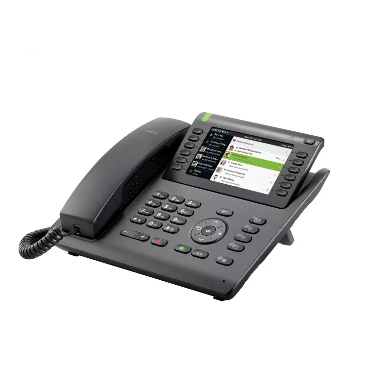 Telefon IP Unify OpenScape Desk Phone CP700 Czarny TFT