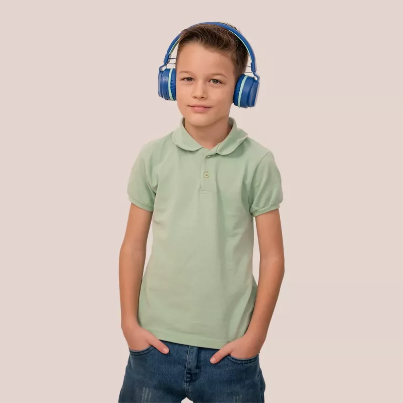 Słuchawki Tellur Buddy Bluetooth nauszne niebieskie