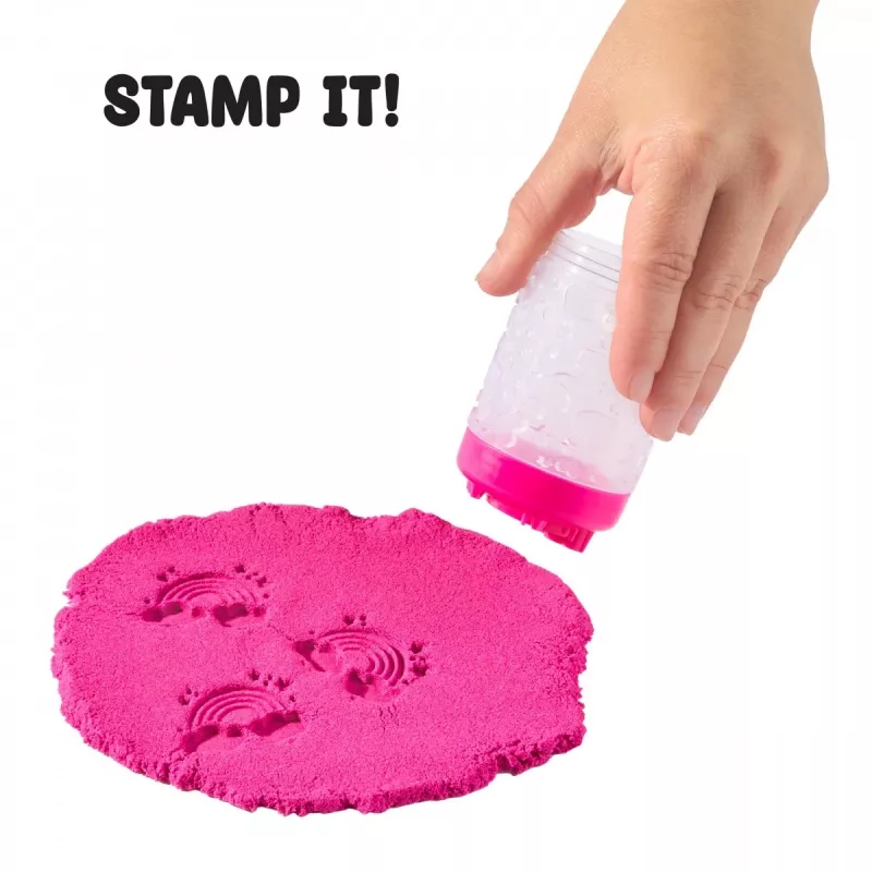 Kinetic sand Wonder Factory Never Dry Sand Bag, pomarańczowy czerwony