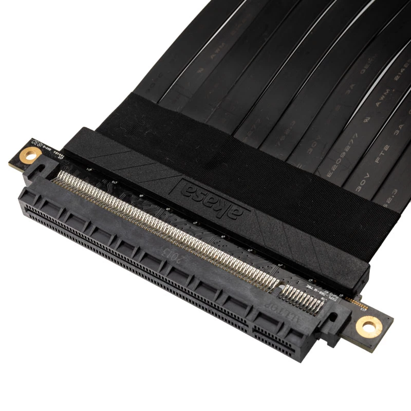 Kabel Riser Akasa RISER Czarny X2 Premium PCIe 3.0 x16 20 cm