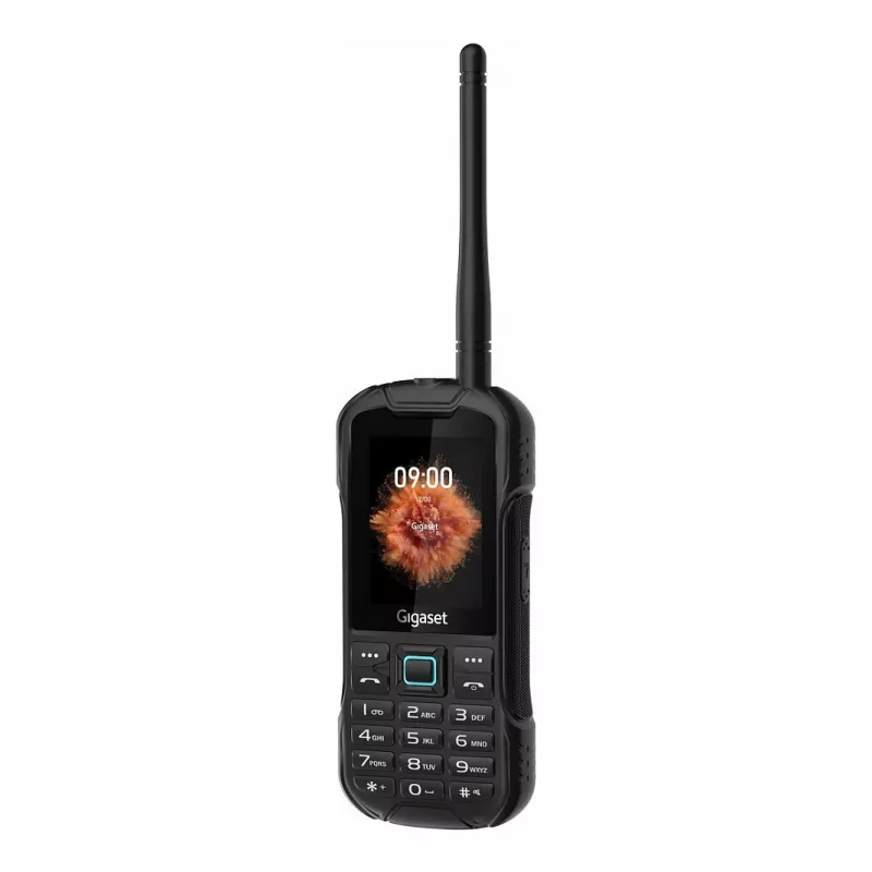 GIGASET GLX 8 ACTIVE czarny 6,1 cm 2,4 cala Wyświetlacz Funkcja Push-to-talk Bateria 2500 mAh IP68 2 MP Aparat Dual-SIM Bluetooth