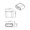 Osłona gniazda DeLOCK 64008 USB Type-C czarna