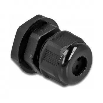 Przepust kablowy DeLOCK 60379 Czarny Plastik 2 szt.