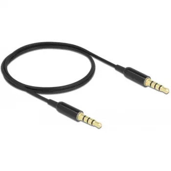 Kabel audio DeLOCK 66075 0,5 m 3,5 mm Czarny