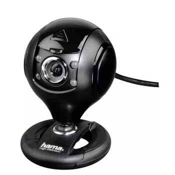 Kamera internetowa Hama 00053950 1,3 MP 1280 x 1024 pikseli USB 2.0 Czarna
