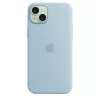Etui silikonowe Apple iPhone 15 Plus Light niebieski MagSafe
