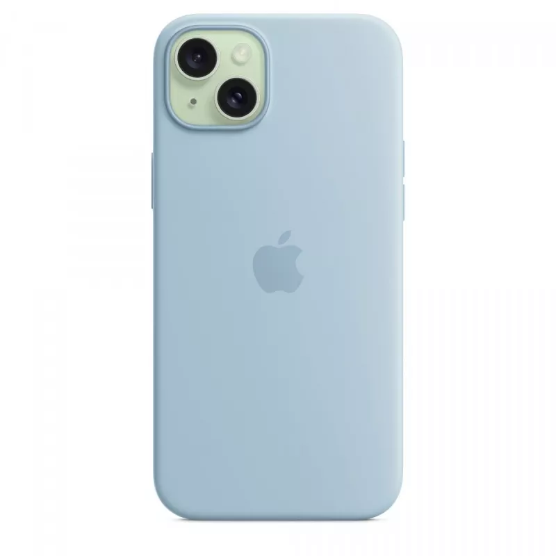 Etui silikonowe Apple iPhone 15 Plus Light niebieski MagSafe