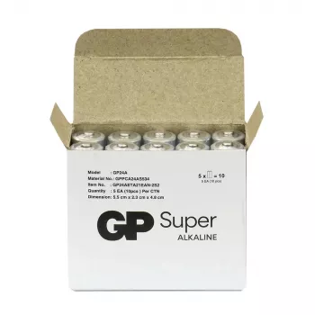 Alkaliczne baterie AAA GP Battery SUPER 1,5 V — opakowanie 10 sztuk
