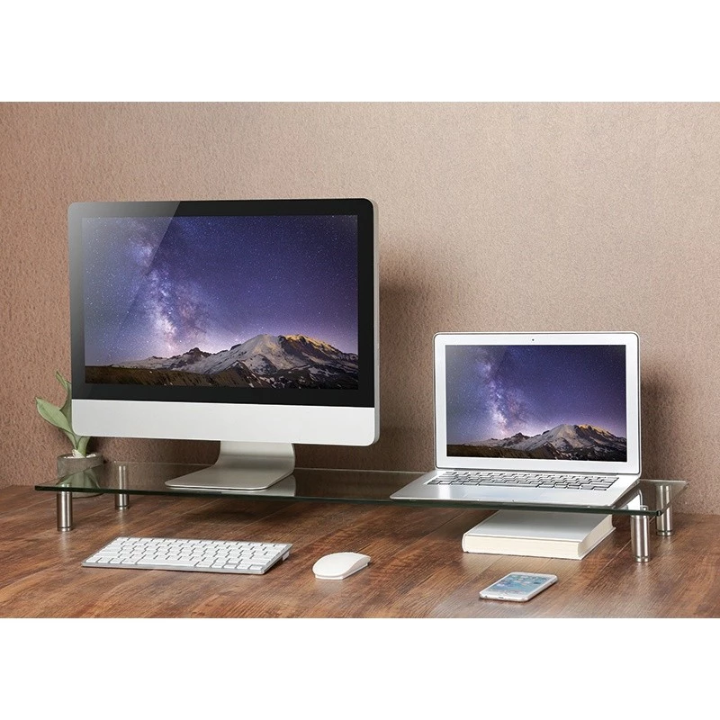Podstawka pod monitor ze szklanym blatem 1000mm