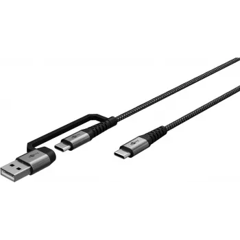 Wentronic 70277 Kabel do telefonu komórkowego Srebrny