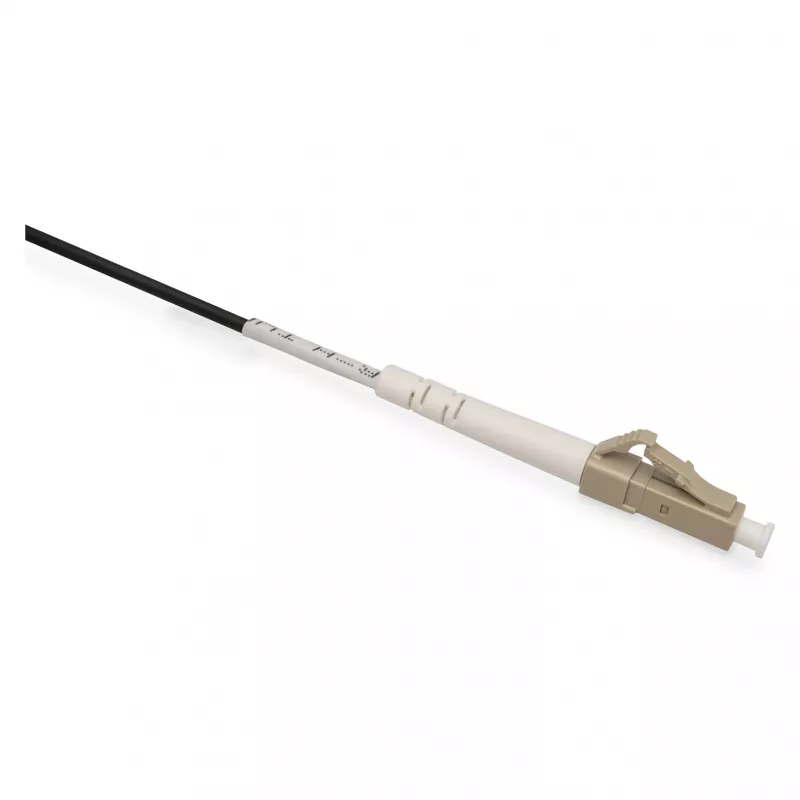 Kabel światłowodowy typu breakout DIGITUS DK-24338U030BK-BBB, pre‑terminowany OM4 8‑włóknowy, LC/UPC–LC/UPC, 30 m, U-DQ(ZN) BH