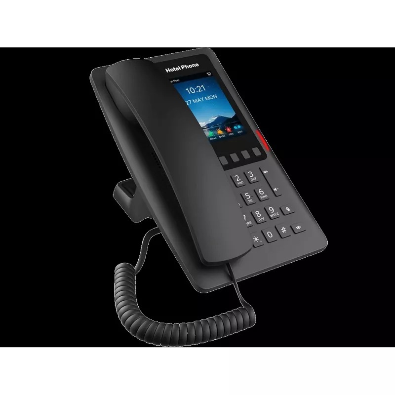 Telefon IP Fanvil H6W-Czarny WiFi Bluetooth – Fanvil H6W-Czarny telefon biurkowy VoIP z Wi‑Fi i Bluetooth