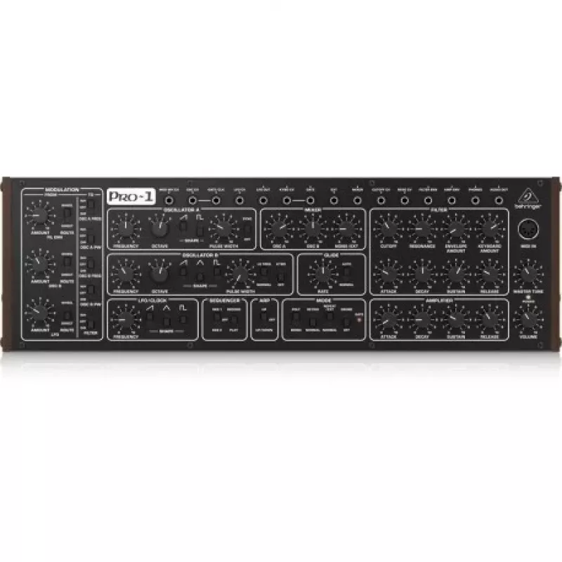 Analogowy syntezator Behringer PRO-1 monofoniczny z 37-klawiszową klawiaturą