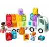 Zabawka konstrukcyjna LEGO DUPLO 10421 Ciężarówka ABC, 36 elementów, 2 minifigurki, dla dzieci od 2 lat, wymiary 110×140×70 mm