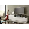 Cama szafka TV SIGMA 3 180 biały/biały połysk + dąb dąb sonoma