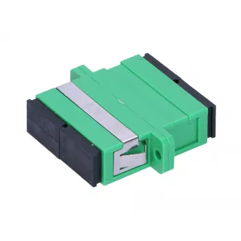 Adapter Extralink SC/APC Duplex, jednomodowy, zielony