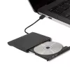 Zewnętrzny napęd DVD‑RW QOLTEC 51857 — USB 3.0, interfejs SATA, DVD±R 8x, DVD±RW 4x, DVD‑RAM 5x, CD 24x, czarny