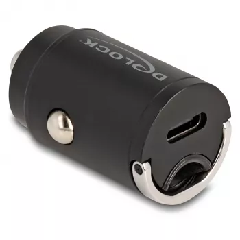 Ładowarka samochodowa DeLOCK 64278 uniwersalna czarna szybkie ładowanie 12-24V