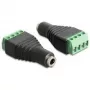 Adapter złącza DeLOCK 65457 3,5 mm 4‑pinowy czarno-zielony