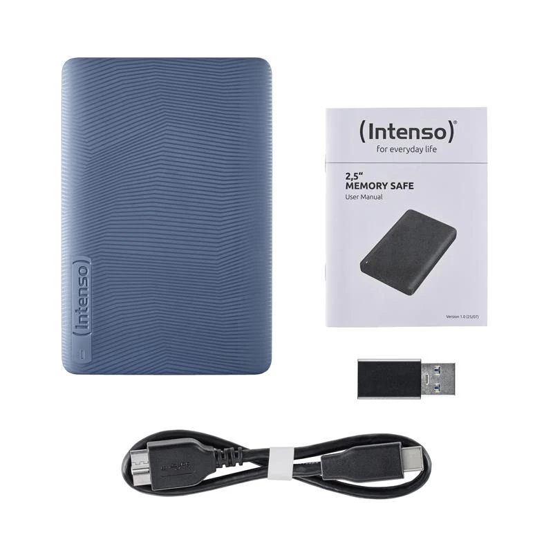 Zewnętrzny dysk HDD | INTENSO | 1000 GB | Kolor niebieski | 6029565