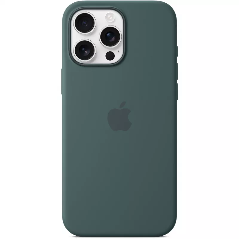 Etui silikonowe z MagSafe dla iPhone 16 Pro Max - Jeziorna Zieleń