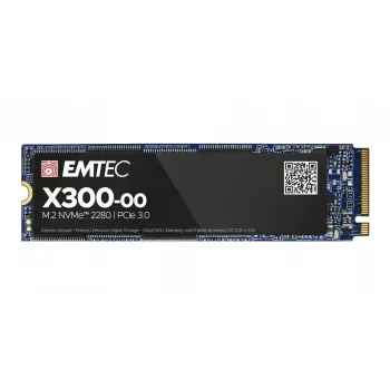 SSD Emtec X300 1TB M.2 PCI Express 3.0 NVMe 3D NAND