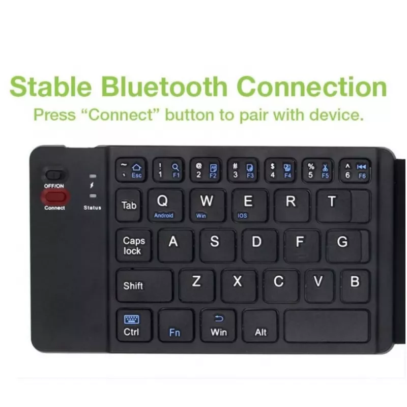 Składana bezprzewodowa klawiatura Bluetooth 3.0