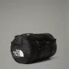 Duffel bag The North Face Base Camp S — 50 L, nylon/poliester, czarny/biały