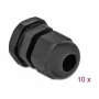 Przepust kablowy DeLOCK 60194 Czarny Plastikowy 10 szt.