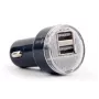 Ładowarka samochodowa Gembird EG-U2C2A-CAR-02, wejście 12–24 V, wyjście 5 V/2,1 A, 2× USB 2.0, czarna