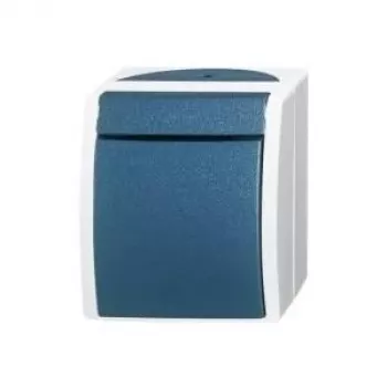 Busch-Jaeger Łącznik pośredni Ocean natynkowy niebiesko-zielony 2601/7 W-53 (2601/7 W-53)