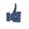 NeXtime zegar 5185bl Mini Thumbs Up, 20,5x21, ścienny, niebieski/srebrny