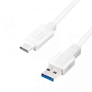 Kabel USB LogiLink CU0174 USB 3.2 Gen 1 1m USB A USB C Biały